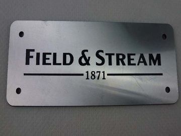 Classic Engraved Metal Name Plates For Walls , Small Metal Name Badges