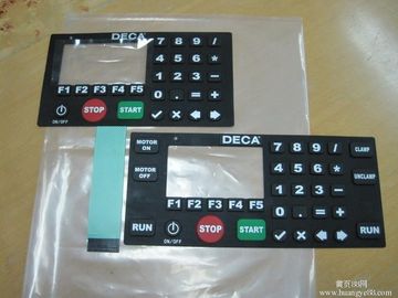 Silicone Rubber Membrane Switch Keyboard Metal Dome With Embossing 1500 V DC