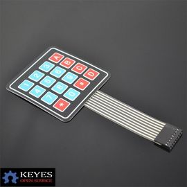 ماژول کنترل پنل میکروپروسسوری سوئیچ غشایی صفحه کلید Arduino 4 * 4 Matrix